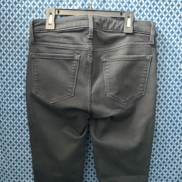Old Navy - Solid black rockstar super skinny with built in warm fabric. Size- 6 - Picture 6 of 7